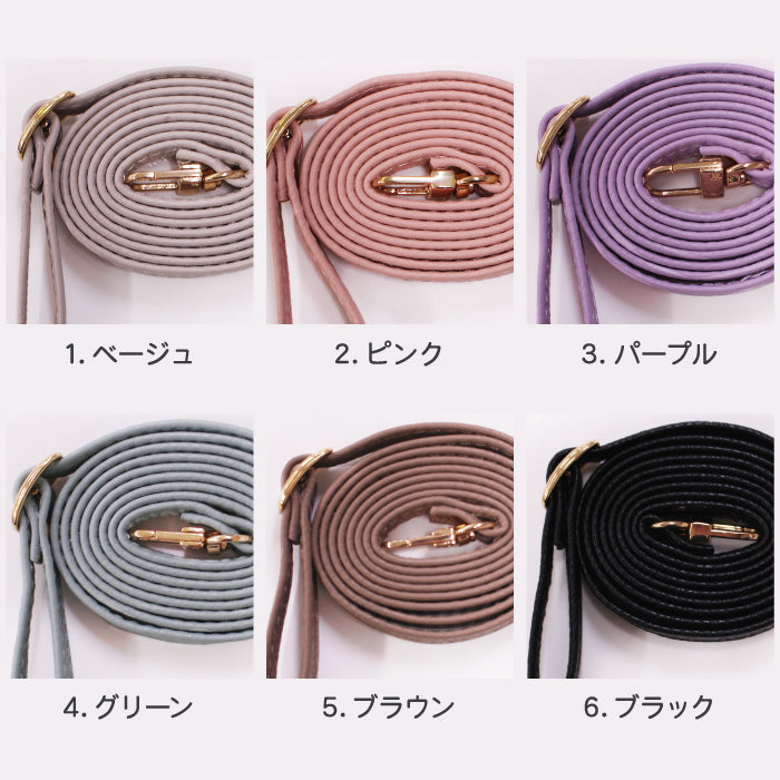 2WAY本革ショルダー 手帳型スマホケース【ストラップ付き】全機種対応