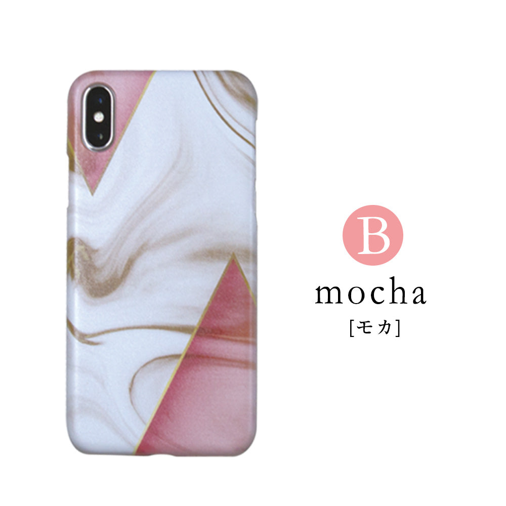 大理石マーブル ハードスマホケース 全機種対応・軽量薄型