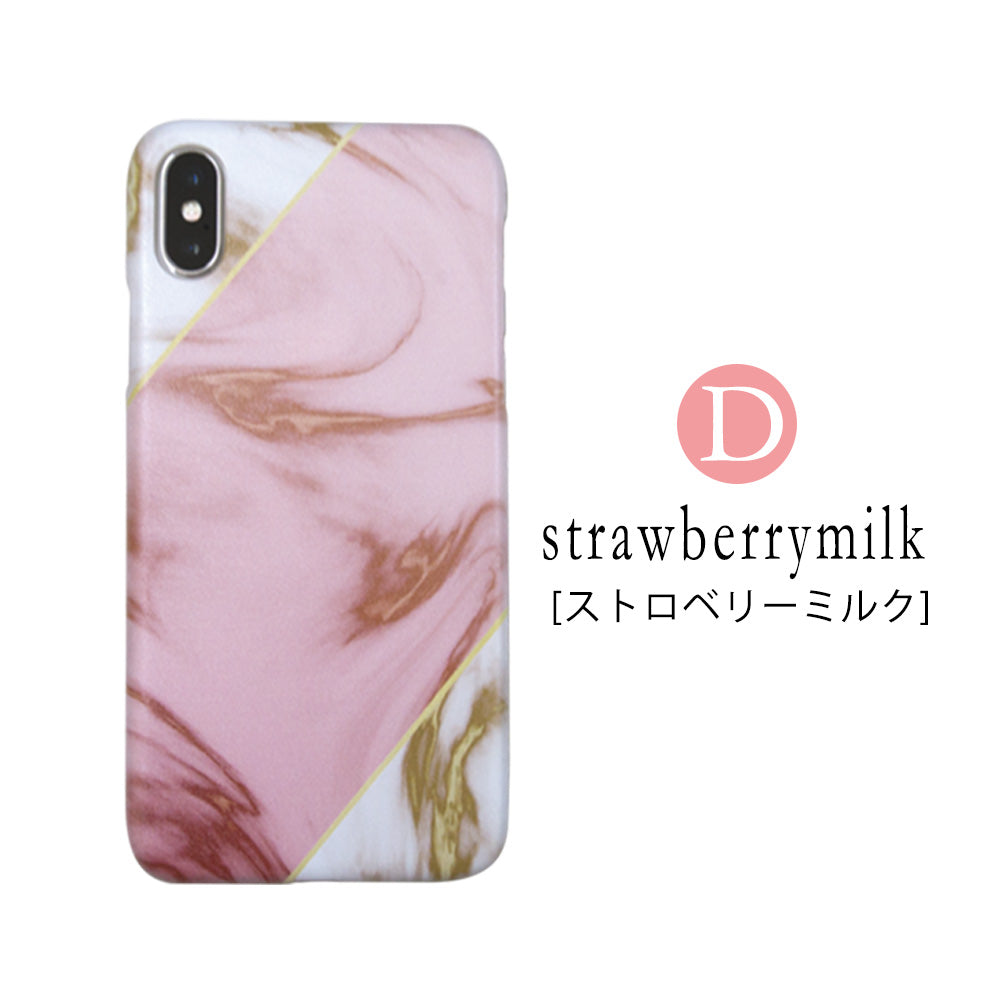 大理石マーブル ハードスマホケース 全機種対応・軽量薄型