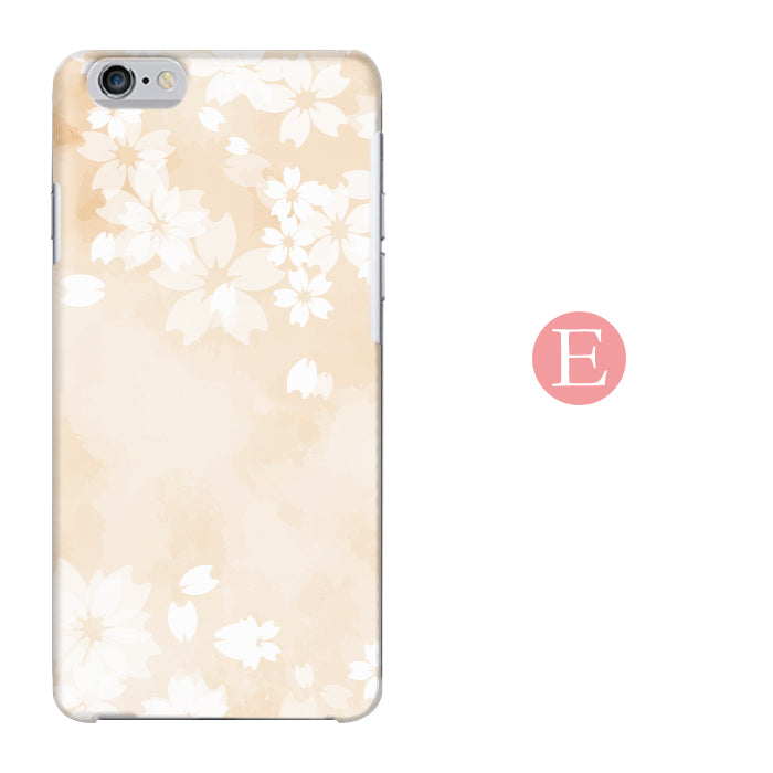 ふんわり桜 ハードスマホケース 全機種対応・軽量薄型