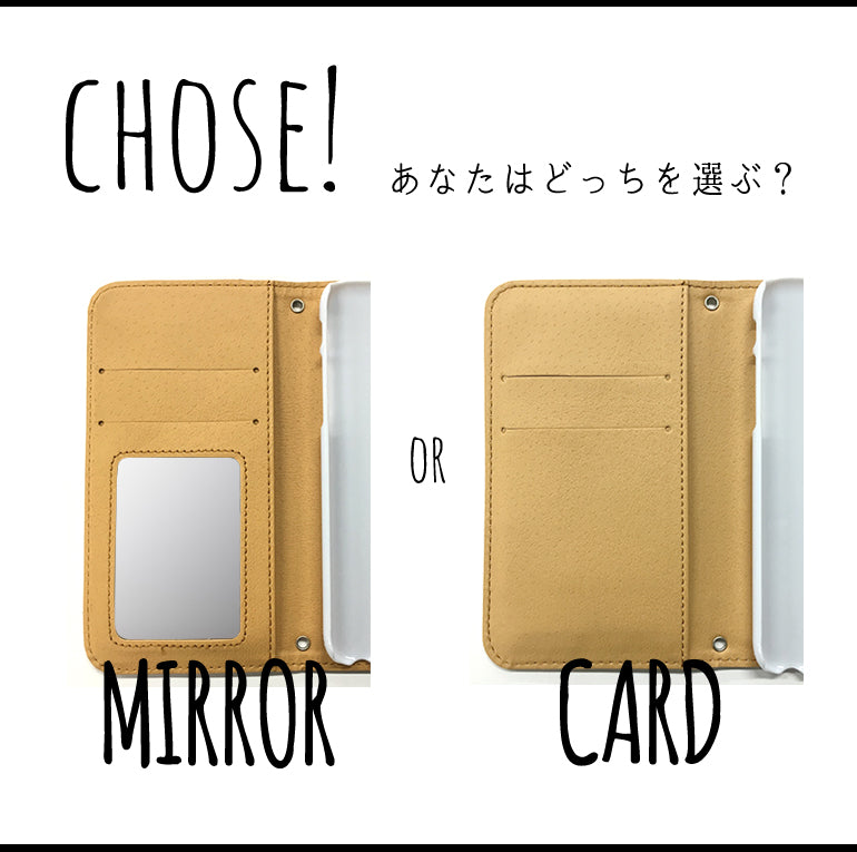 香水瓶デザイン 手帳型スマホケース 全機種対応・カード収納/ミラー付き選択可