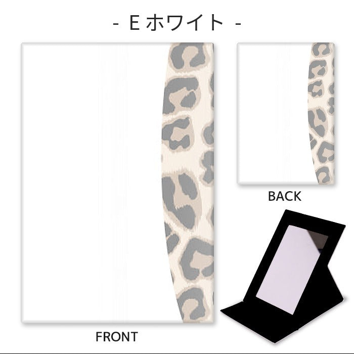 レオパード 折りたたみミラー E-ホワイト